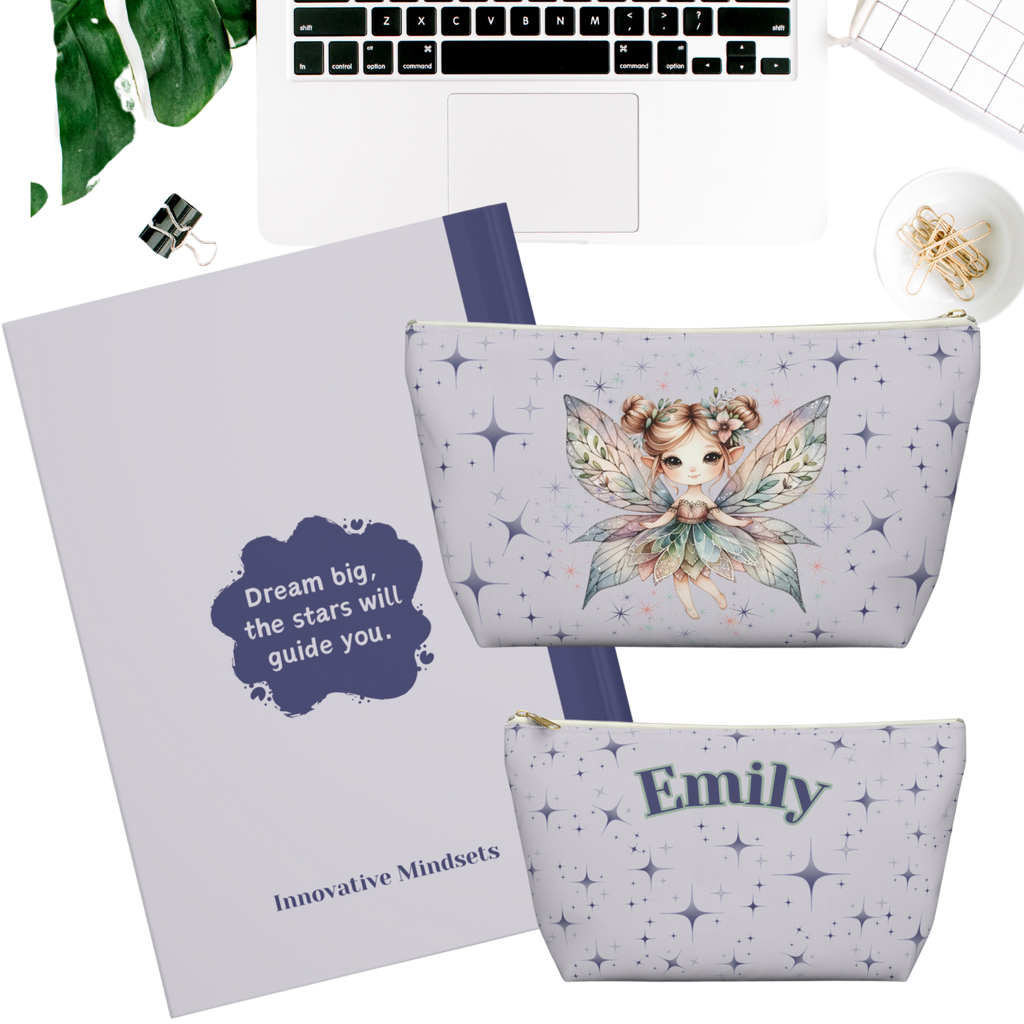 "Fairy Dreams" Personalized Pencil Case & Accessory Pouch
