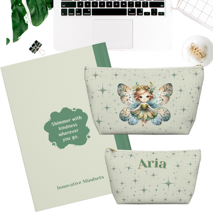 "Shimmer with kindness wherever  you go." 2025 Personalized Hardcover Fairy Journal