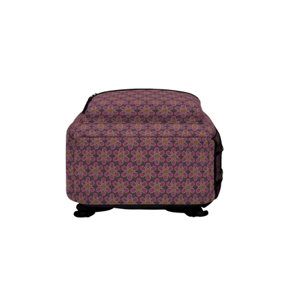 Personalized Glitter Floral Backpack