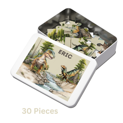 Personalized Dinosaur Jigsaw Puzzle