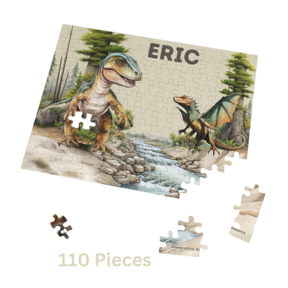 Personalized Dinosaur Jigsaw Puzzle