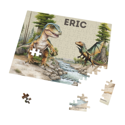 Personalized Dinosaur Jigsaw Puzzle