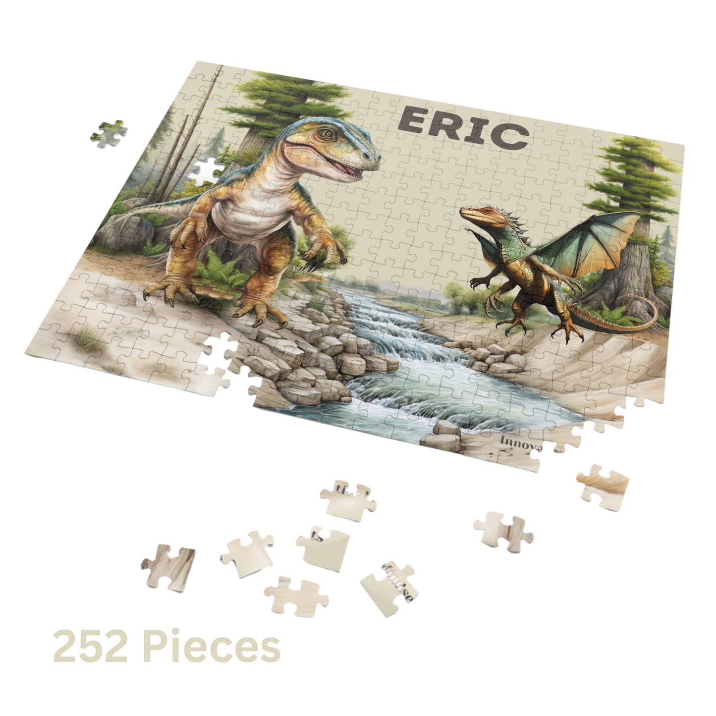 Personalized Dinosaur Jigsaw Puzzle
