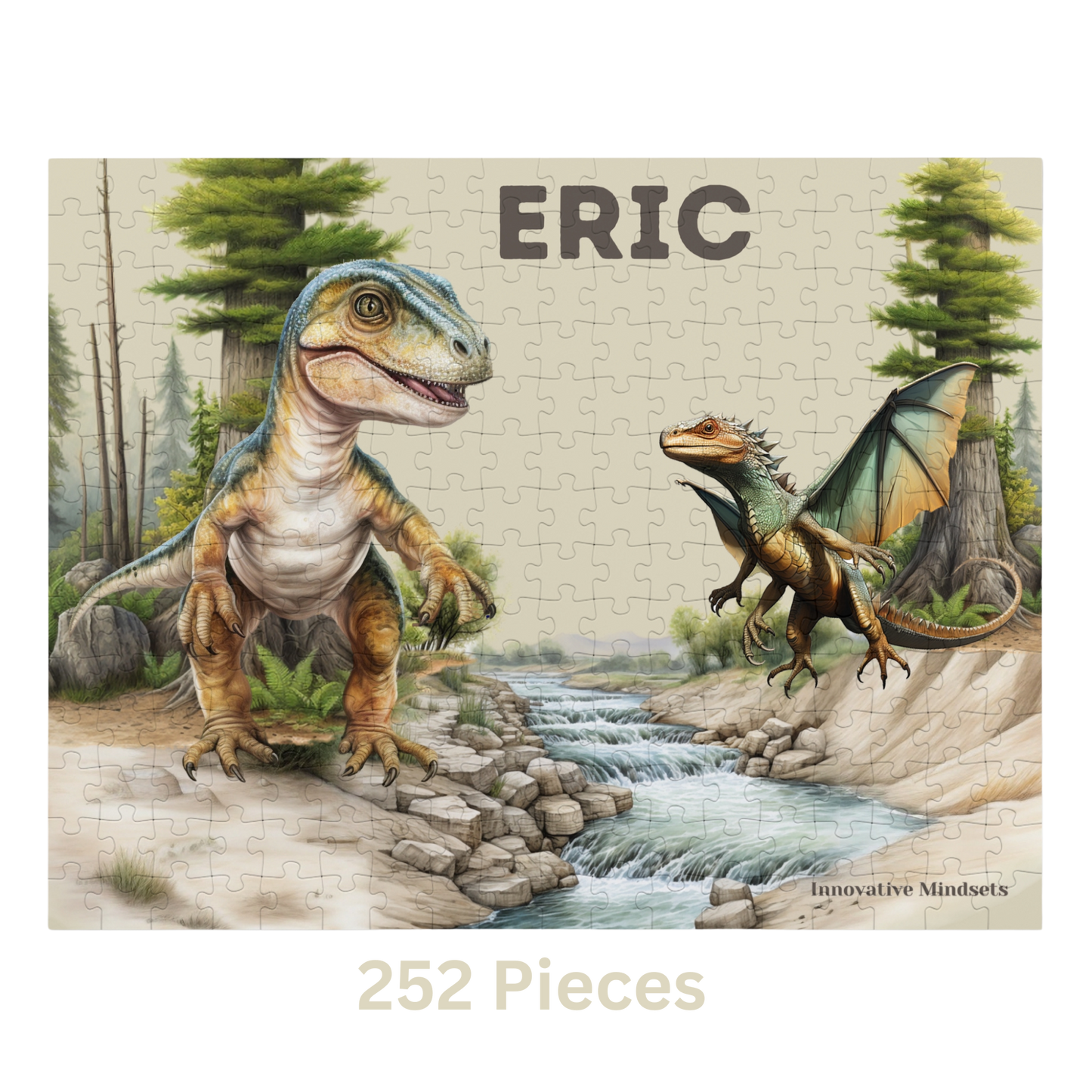Personalized Dinosaur Jigsaw Puzzle