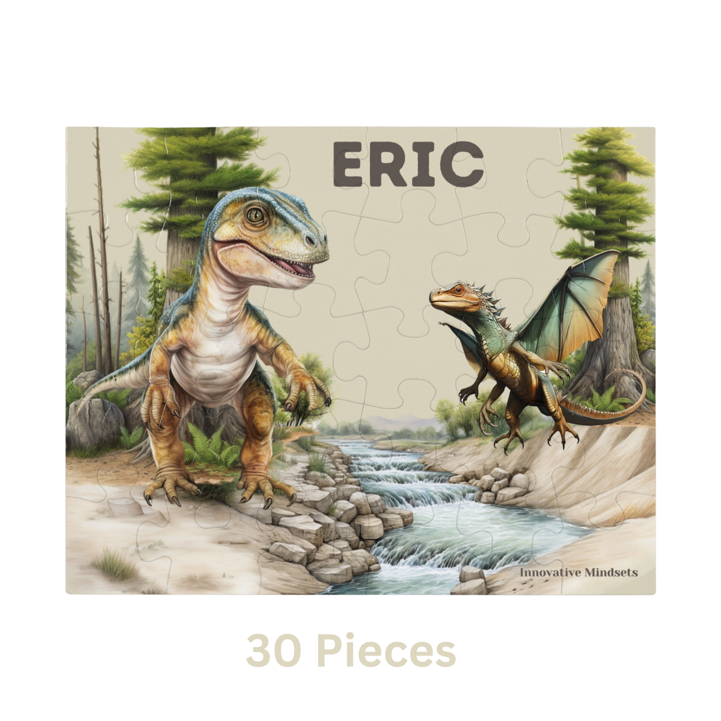 Personalized Dinosaur Jigsaw Puzzle