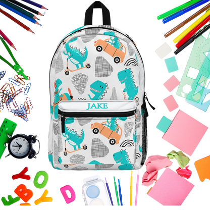 Personalized Dinosaur Backpack
