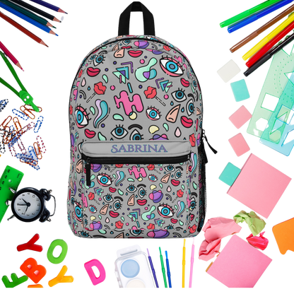 Personalized Pop Art Backpack