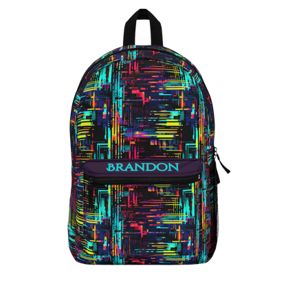 Personalized Cyber Glow Backpack