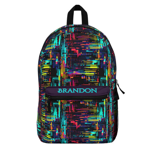 Personalized Cyber Glow Backpack