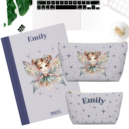 "Fairy Dreams" Personalized Pencil Case & Accessory Pouch