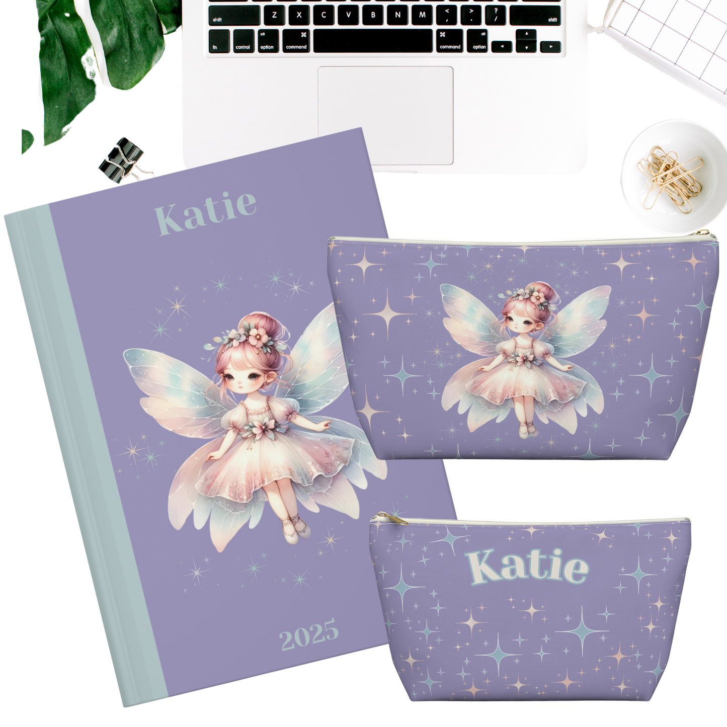 "The magic is within you!" 2025 Personalized Fairy Hardcover Journal
