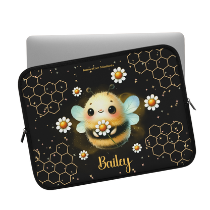 "Daisy Bee" Personalized Laptop & iPad Sleeve