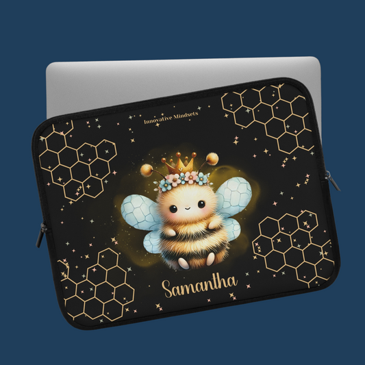"Queen Bee" Personalized Laptop & iPad Sleeve