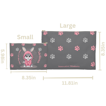 "One hop at a time." Pencil Case & Accessory Pouch II