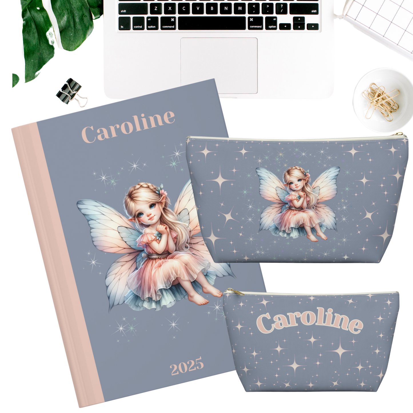 "Fairy Magic" Personalized Pencil Case & Accessory Pouch