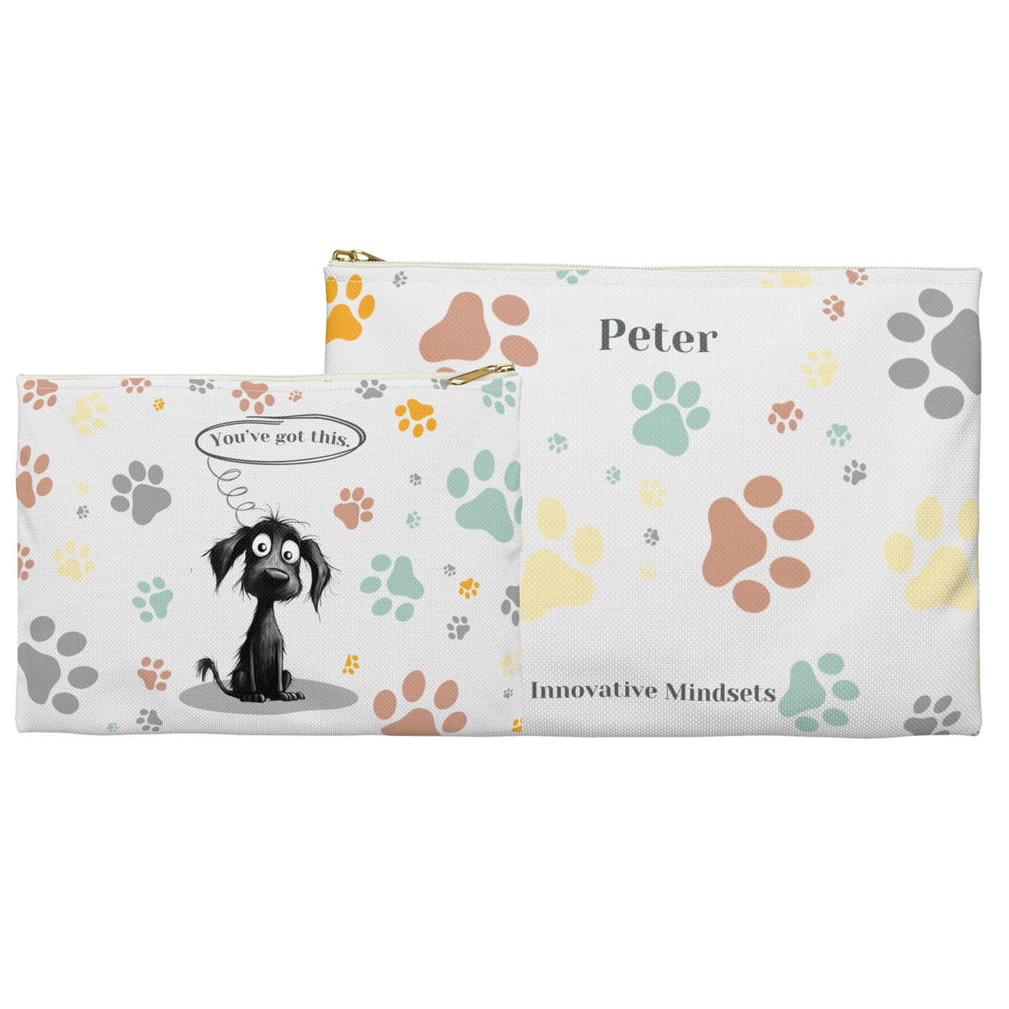 "You've got this." Personalized Pencil Case & Accessory Pouch