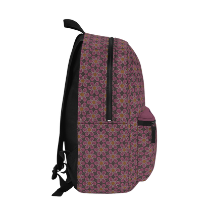 Personalized Glitter Floral Backpack