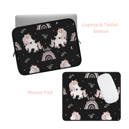 "Magical Unicorn" Personalized Laptop & iPad Sleeve