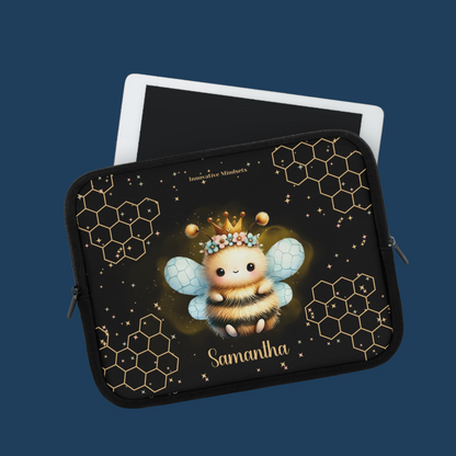 "Queen Bee" Personalized Laptop & iPad Sleeve